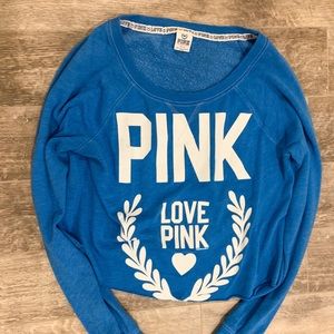 Never Worn PINK VS Blue Long Sleeve